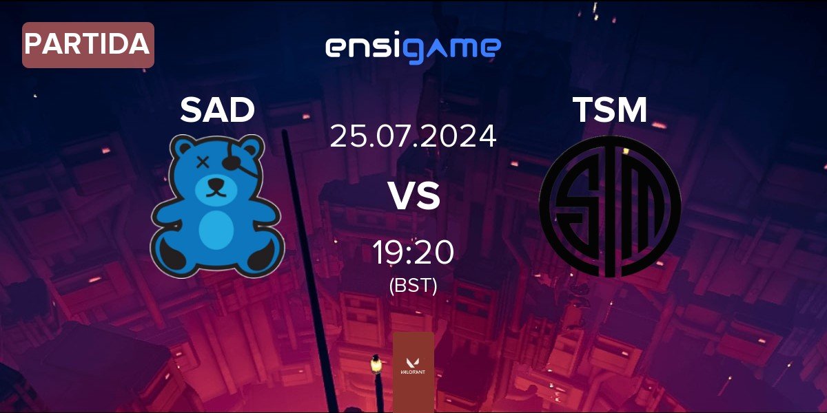 Partida SaD Esports SAD vs TSM | 25.07