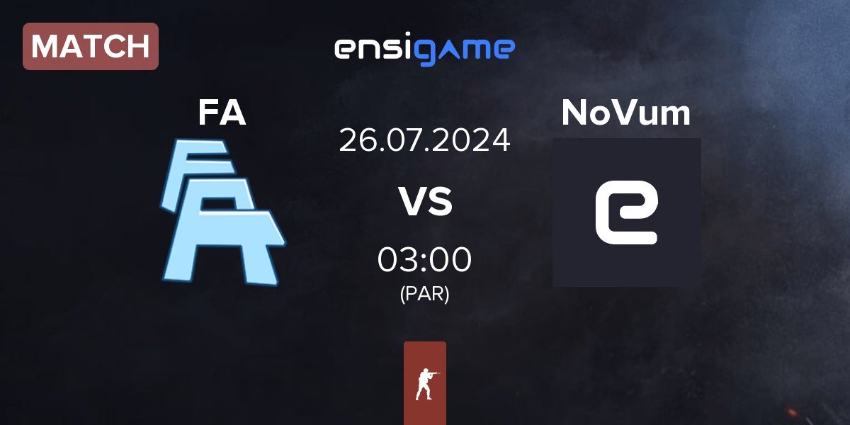 Match FLUFFY AIMERS FA vs NoVum | 26.07