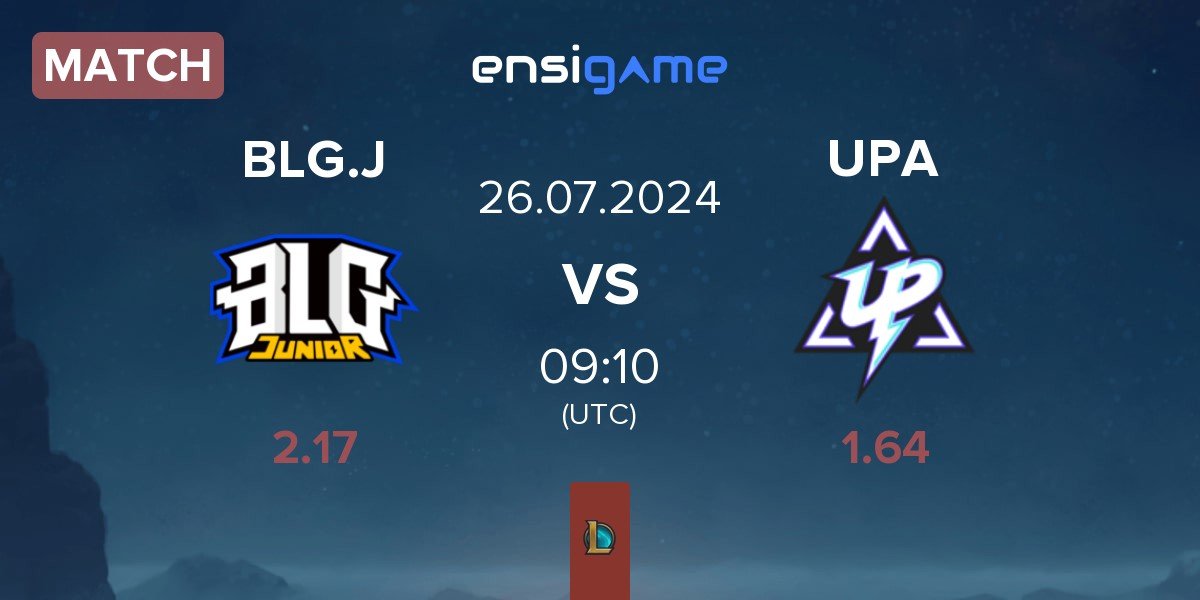 Match Bilibili Gaming Junior BLG.J vs Ultra Prime Academy UPA | 26.07