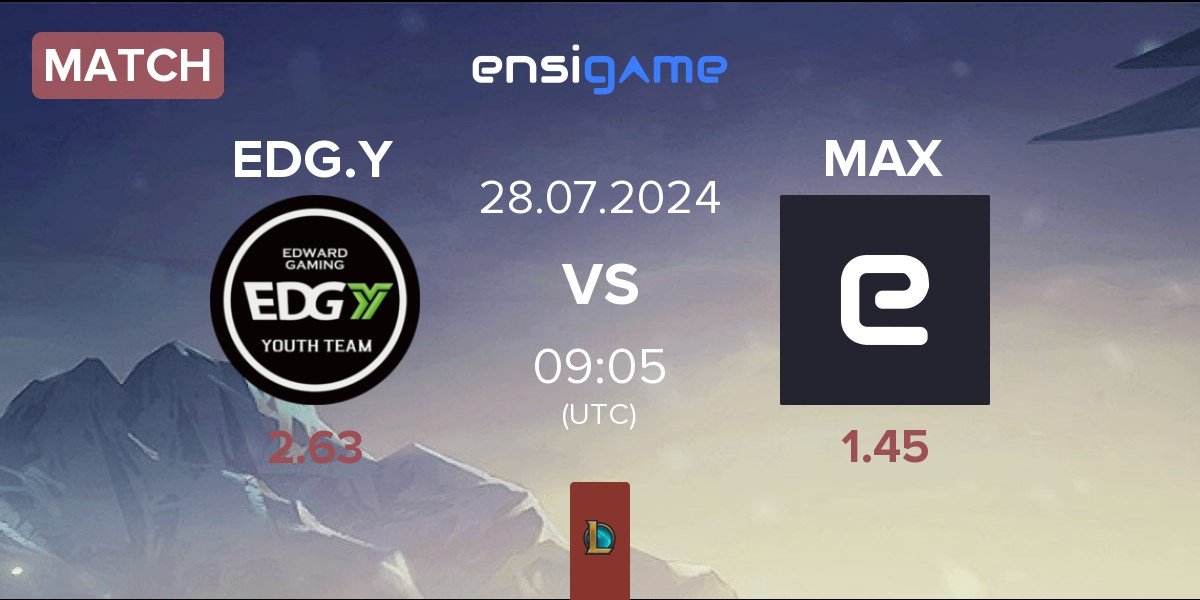 Match Edward Gaming Youth Team EDG.Y vs MAX | 28.07