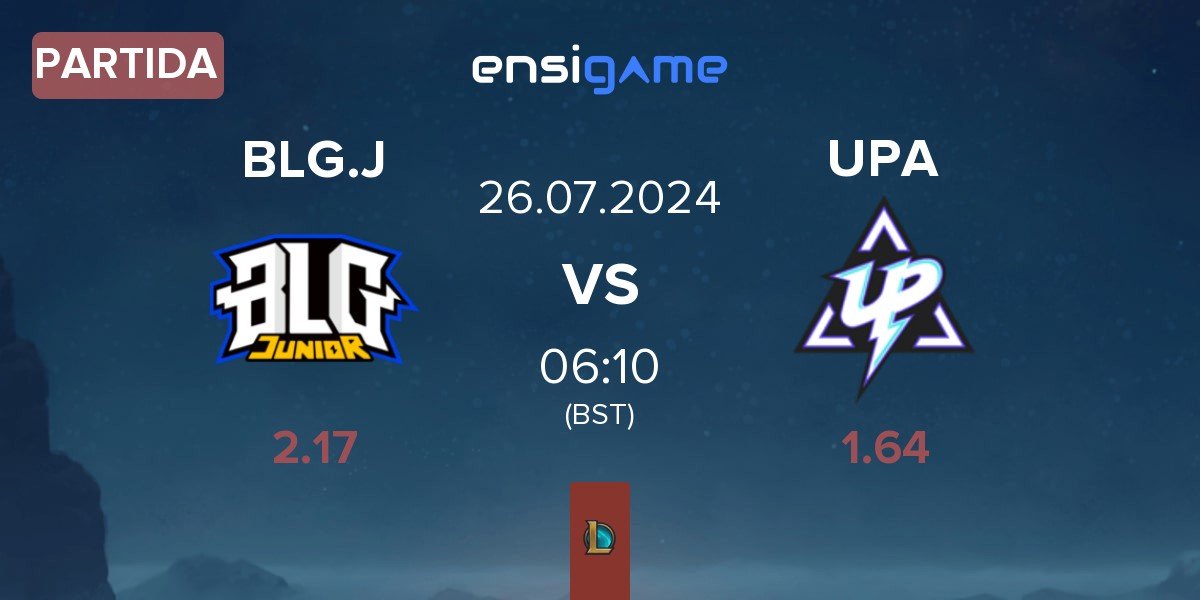 Partida Bilibili Gaming Junior BLG.J vs Ultra Prime Academy UPA | 26.07