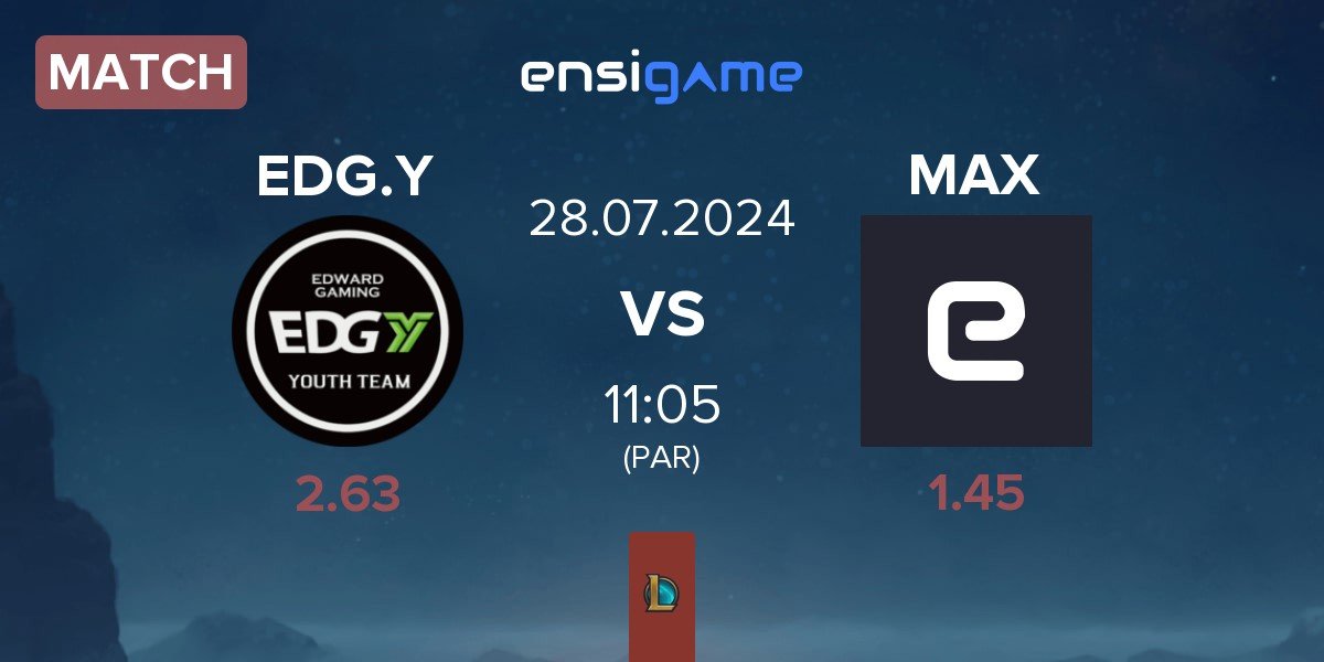 Match Edward Gaming Youth Team EDG.Y vs MAX | 28.07