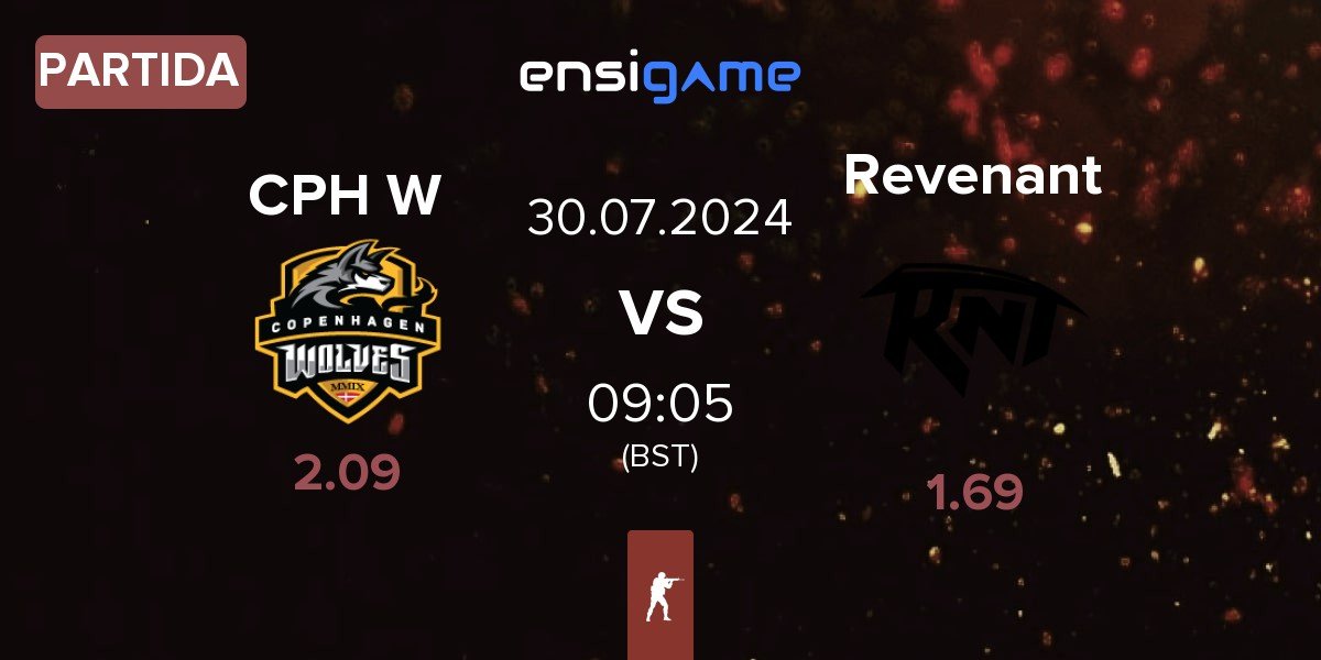 Partida Copenhagen Wolves CPH W vs Revenant Esports Revenant | 30.07