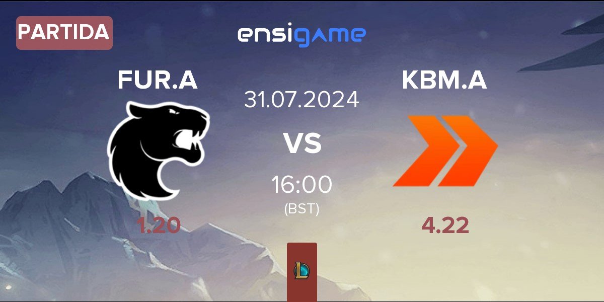 Partida Furia Academy FUR.A vs KaBuM! Academy KBM.A | 31.07