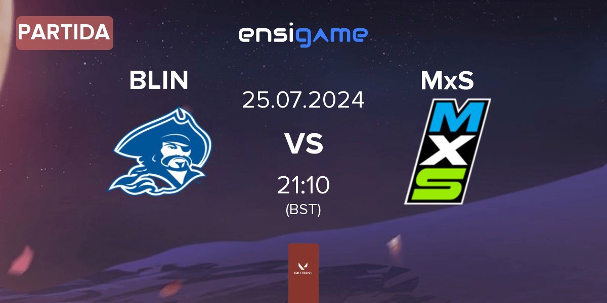 Partida Blinn Esports BLIN vs Moist x Shopify Rebellion MxS | 24.07