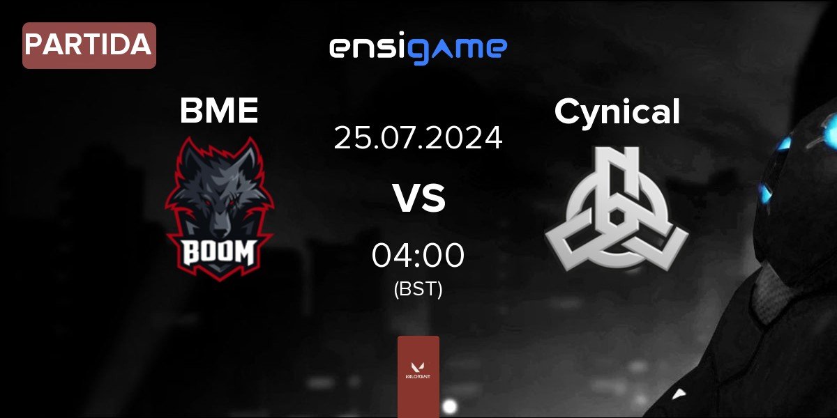 Partida BOOM Esports BME vs Cynical | 25.07