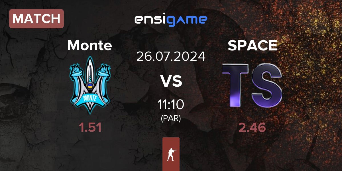 Match Monte vs Team Space SPACE | 26.07