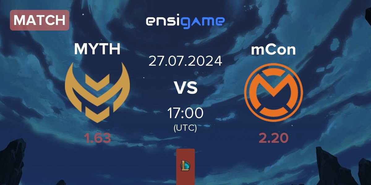 Match Myth Esports MYTH vs mCon esports mCon | 27.07