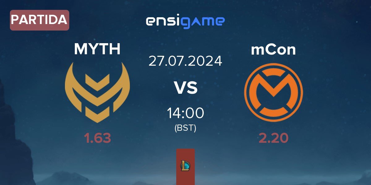 Partida Myth Esports MYTH vs mCon esports mCon | 27.07