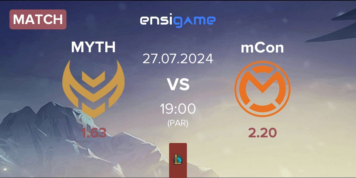 Match Myth Esports MYTH vs mCon esports mCon | 27.07