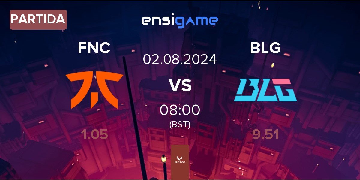 Partida Fnatic FNC vs Bilibili Gaming BLG | 02.08