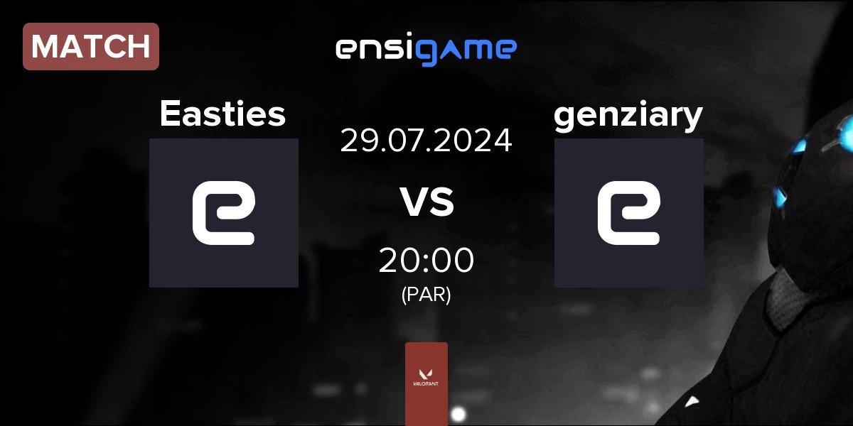 Match Easties vs genziary | 29.07