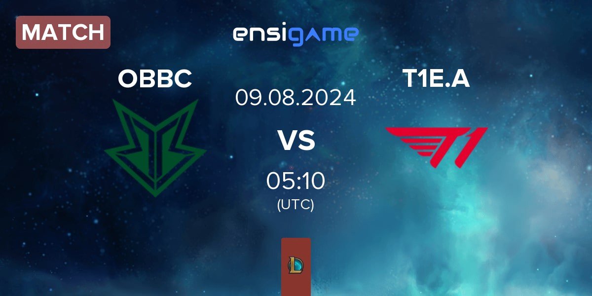 Match OKSavingsBank BRION Challengers OBBC vs T1 Esports Academy T1E.A | 09.08