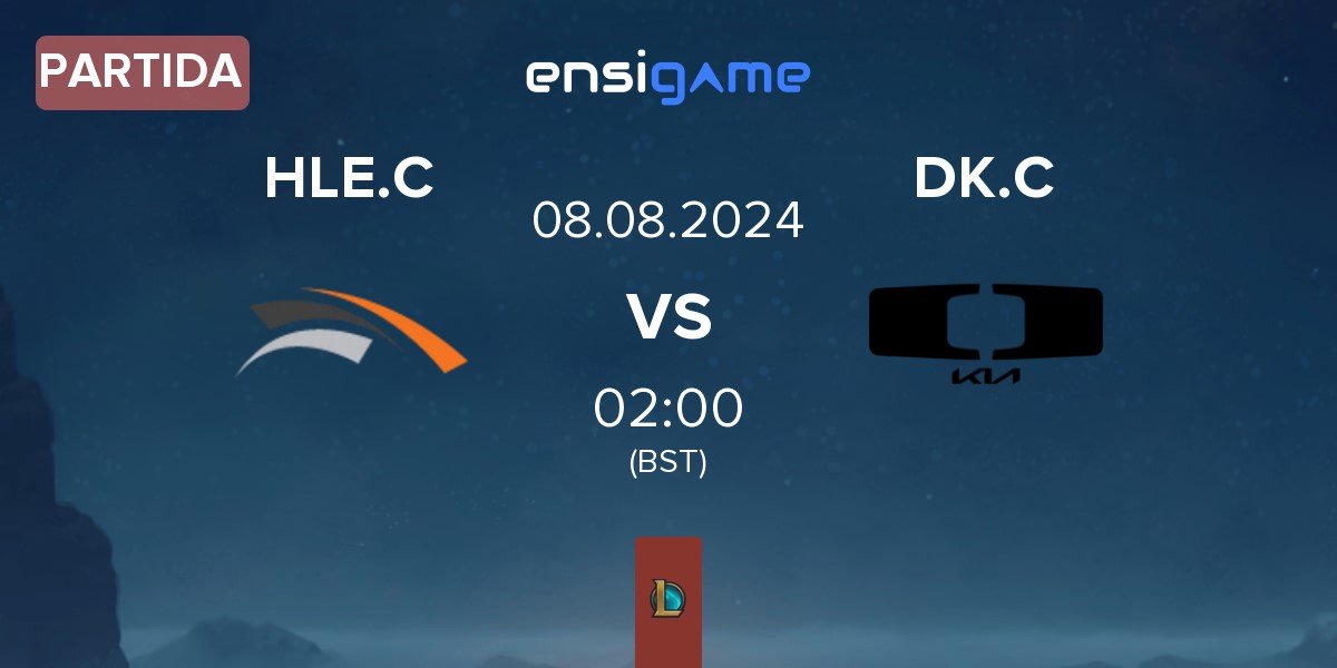 Partida Hanwha Life Esports Challengers HLE.C vs Dplus KIA Challengers DK.C | 08.08