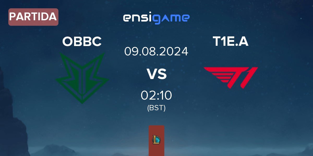 Partida OKSavingsBank BRION Challengers OBBC vs T1 Esports Academy T1E.A | 09.08