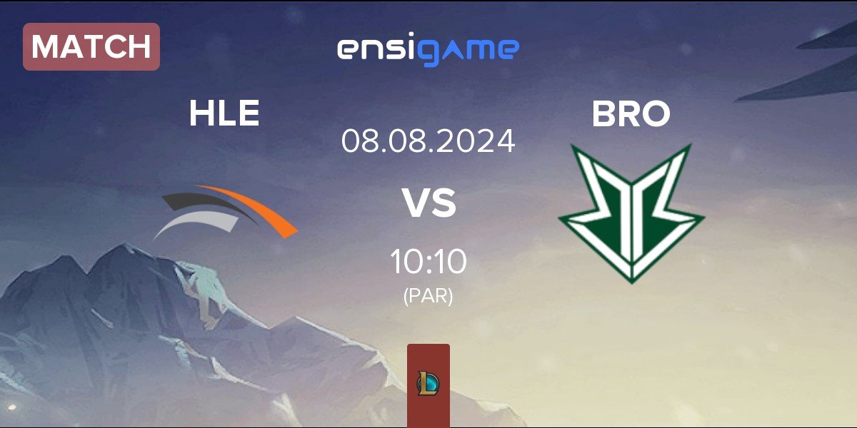 Match Hanwha Life Esports HLE vs OKSavingsBank BRION BRO | 08.08