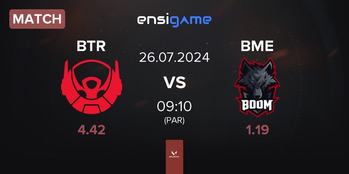 Match Bigetron Arctic BTR vs BOOM Esports BME | 26.07