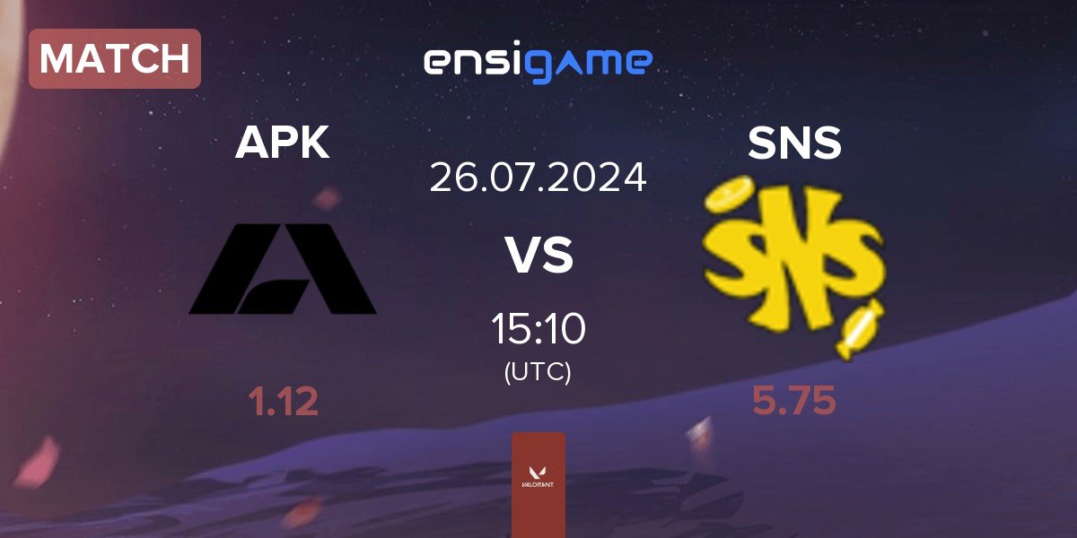 Match Apeks APK vs SweetNSour SNS | 26.07