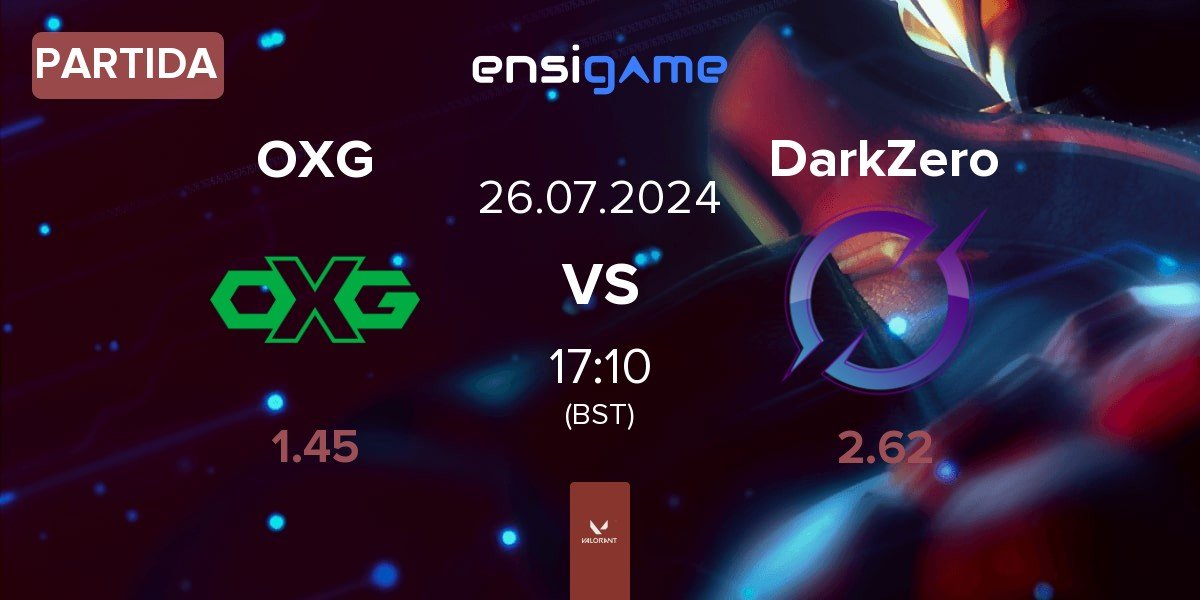 Partida Oxygen Esports OXG vs DarkZero Esports DarkZero | 26.07