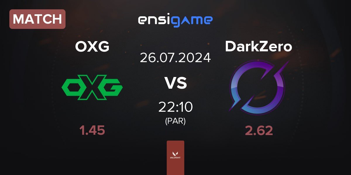 Match Oxygen Esports OXG vs DarkZero Esports DarkZero | 26.07