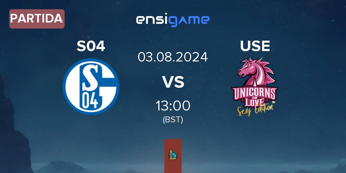 Partida FC Schalke 04 Esports S04 vs Unicorns of Love Sexy Edition USE | 03.08