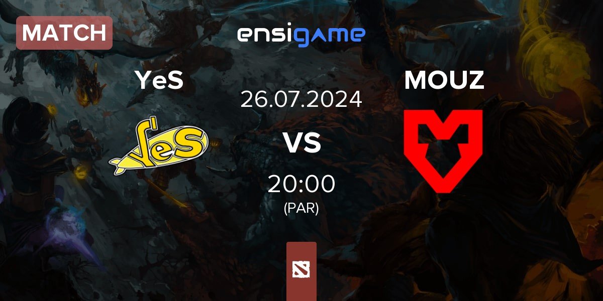 Match Yellow Submarine YeS vs MOUZ | 26.07