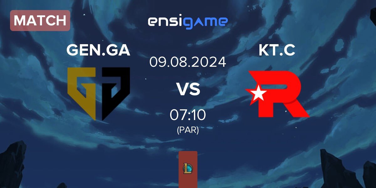 Match Gen.G Global Academy GEN.GA vs KT Rolster Challengers KT.C | 09.08