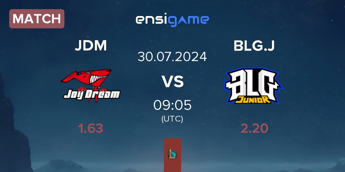 Match Joy Dream JDM vs Bilibili Gaming Junior BLG.J | 30.07