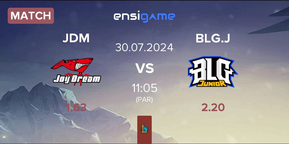 Match Joy Dream JDM vs Bilibili Gaming Junior BLG.J | 30.07