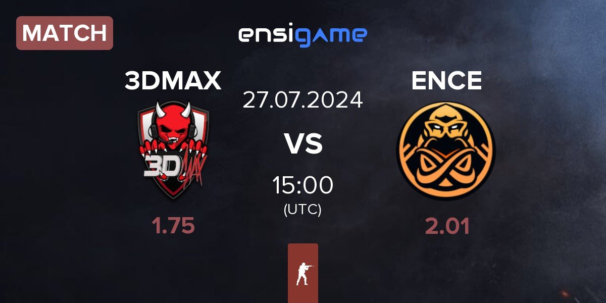 Match 3DMAX vs ENCE | 27.07