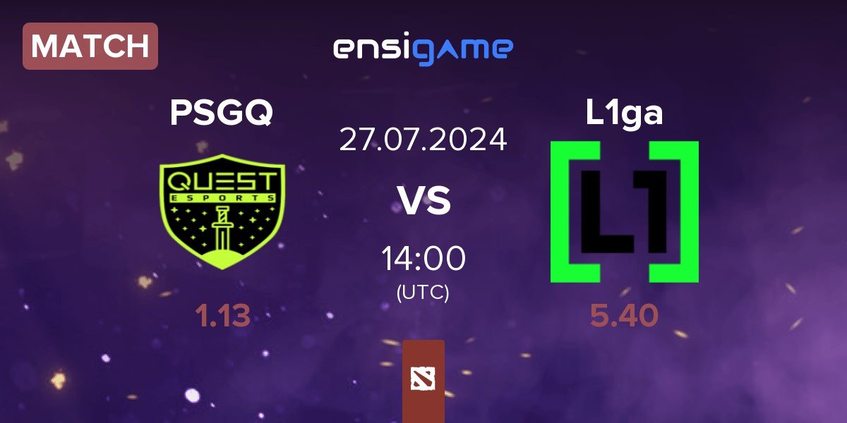 Match PSG.Quest PSGQ vs L1ga Team L1ga | 27.07