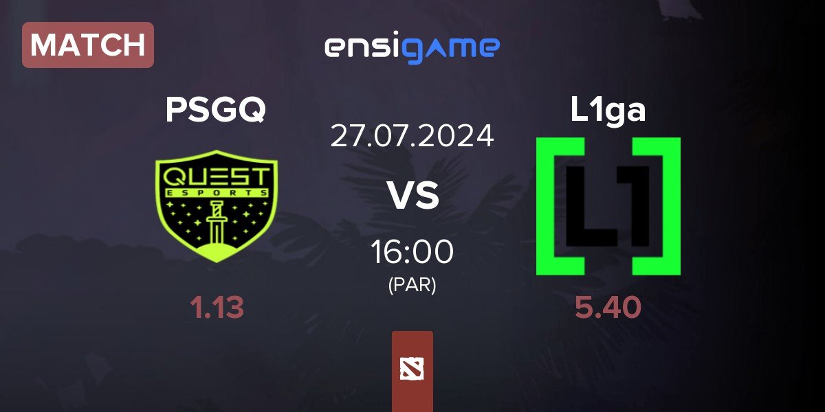 Match PSG.Quest PSGQ vs L1ga Team L1ga | 27.07