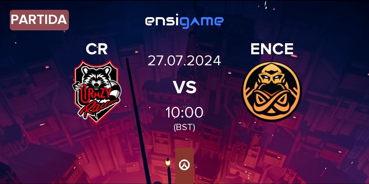 Partida Crazy Raccoon CR vs ENCE eSports ENCE | 27.07