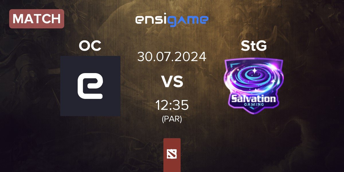 Match Outcast vs Salvation Gaming StG | 30.07