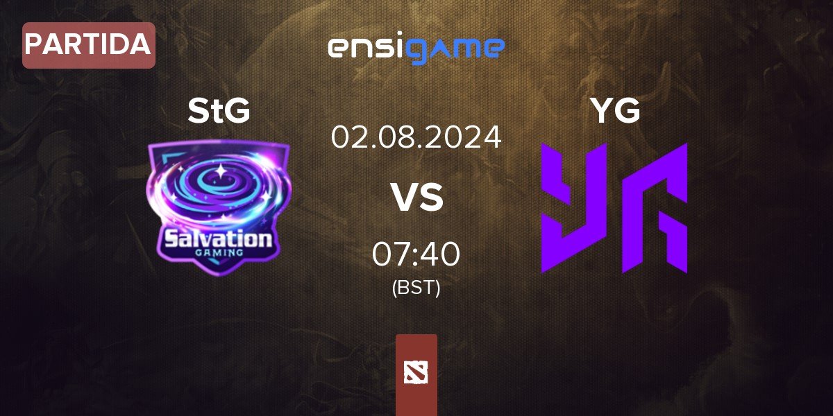 Partida Salvation Gaming StG vs Yangon Galacticos YG | 02.08