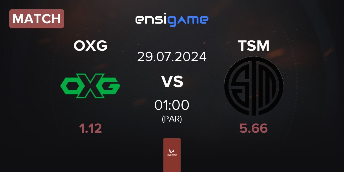 Match Oxygen Esports OXG vs TSM | 29.07