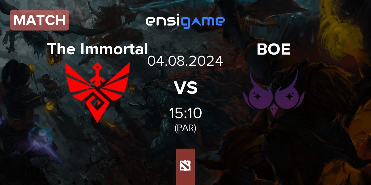 Match The Immortal vs Blind Owl Esports BOE | 04.08