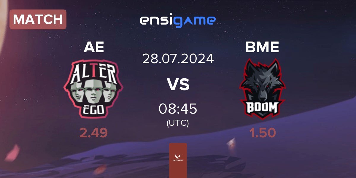 Match Alter Ego AE vs BOOM Esports BME | 28.07