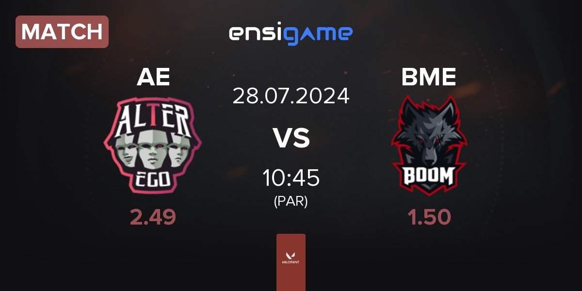 Match Alter Ego AE vs BOOM Esports BME | 28.07