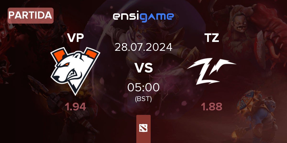 Partida Virtus.pro VP vs Team Zero TZ | 28.07