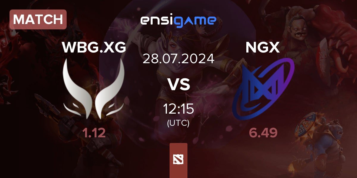 Match Xtreme Gaming WBG.XG vs Nigma Galaxy NGX | 28.07