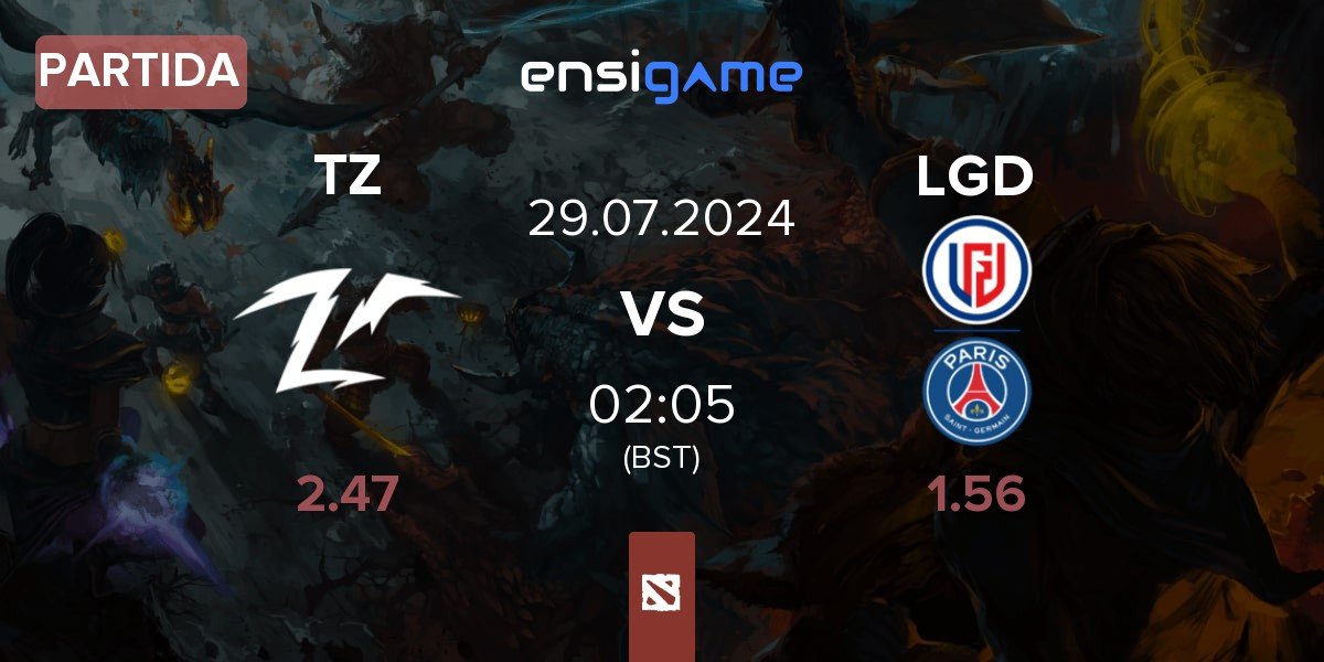 Partida Team Zero TZ vs LGD Gaming LGD | 29.07