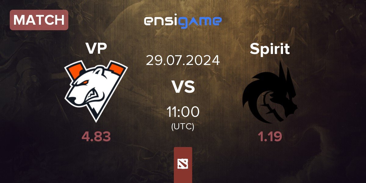 Match Virtus.pro VP vs Team Spirit Spirit | 29.07