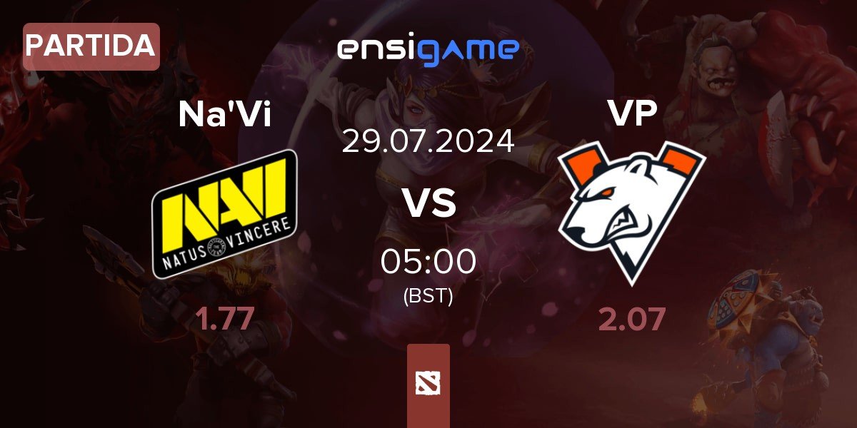 Partida Natus Vincere Na'Vi vs Virtus.pro VP | 29.07