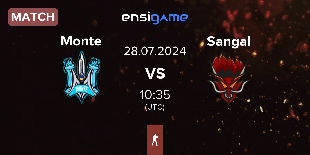 Match Monte vs Sangal Esports Sangal | 28.07