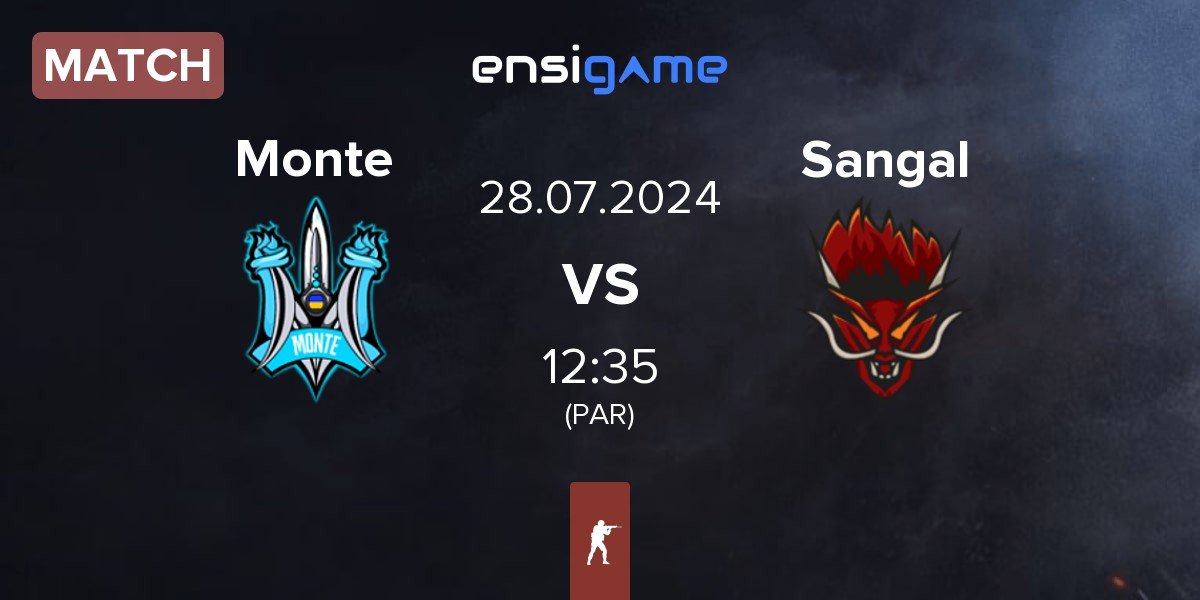 Match Monte vs Sangal Esports Sangal | 28.07