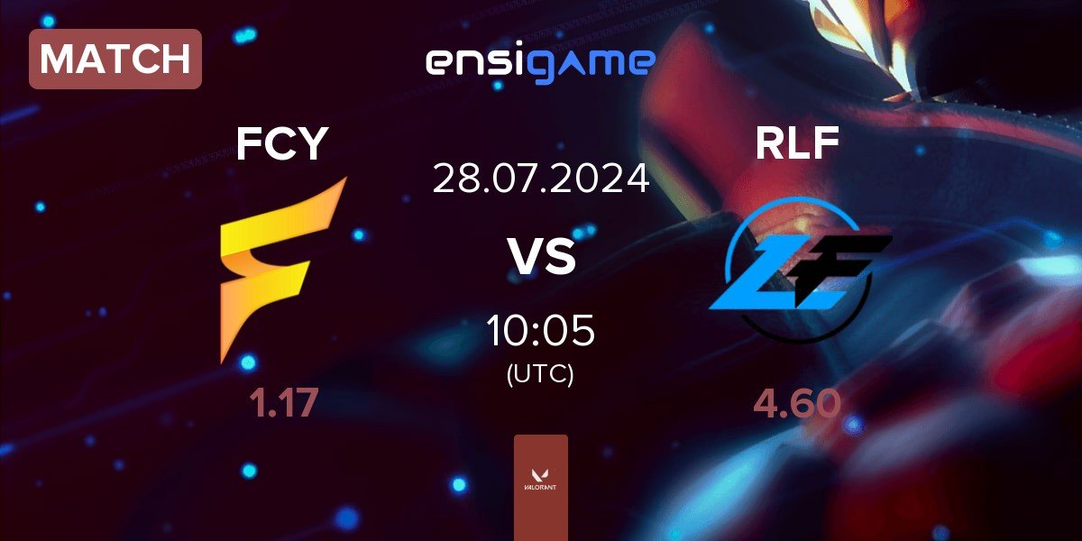 Match Fancy United Esports FCY vs Rapid Lofi RLF | 28.07