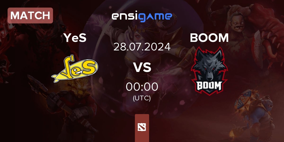 Match Yellow Submarine YeS vs BOOM Esports BOOM | 27.07