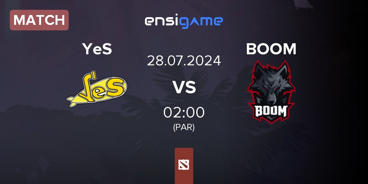 Match Yellow Submarine YeS vs BOOM Esports BOOM | 27.07