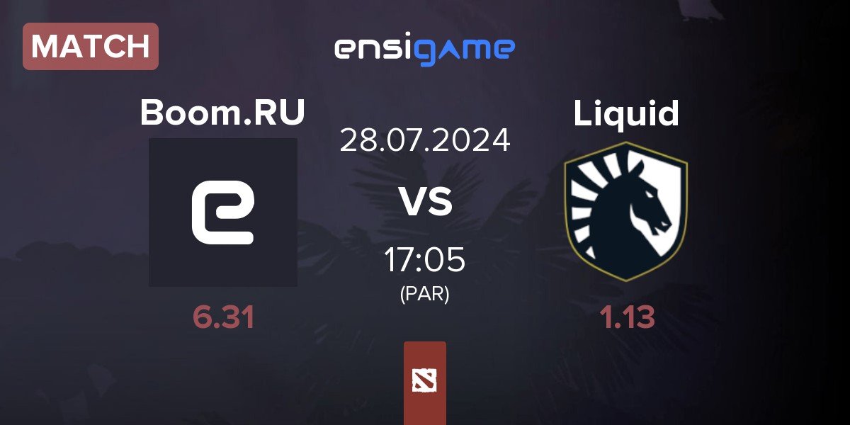 Match Boom eSports Boom.RU vs Team Liquid Liquid | 28.07